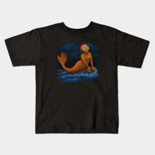Celestial Eye Mermaid Kids T-Shirt